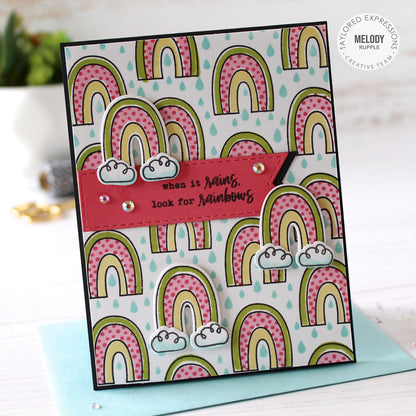 Taylored Expressions - Chasing Rainbows Cling & Clear Combo