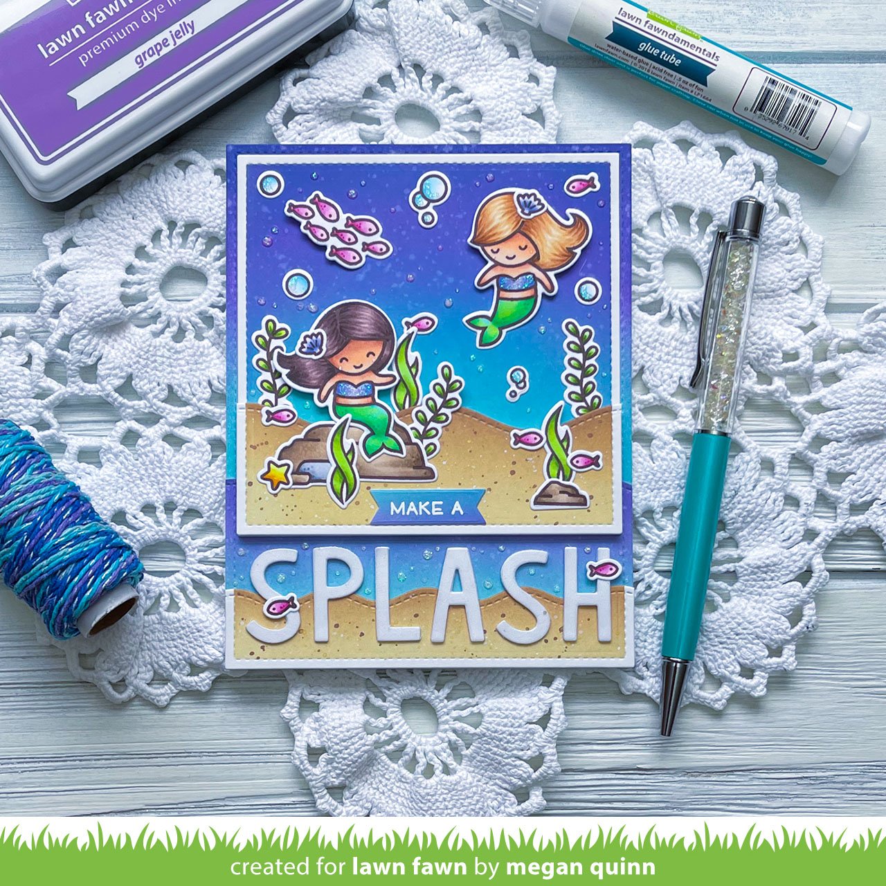 Lawn Fawn - Mermaid For You Flip-Flop