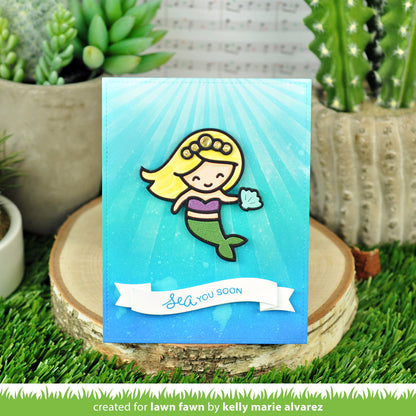 Lawn Fawn - Sunray Background Stencil