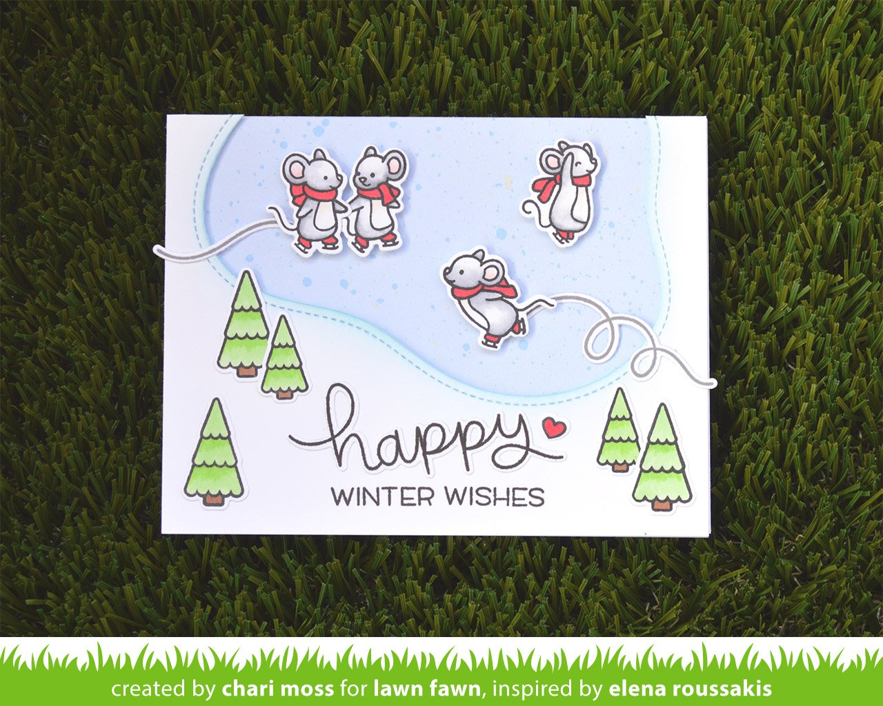 Lawn Fawn - Stitched Pond