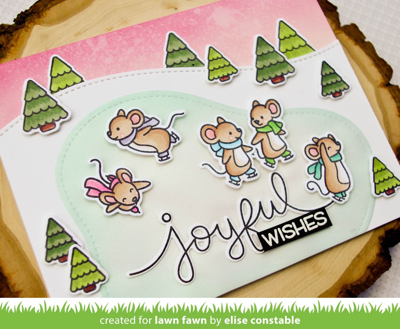 Lawn Fawn - Stitched Pond