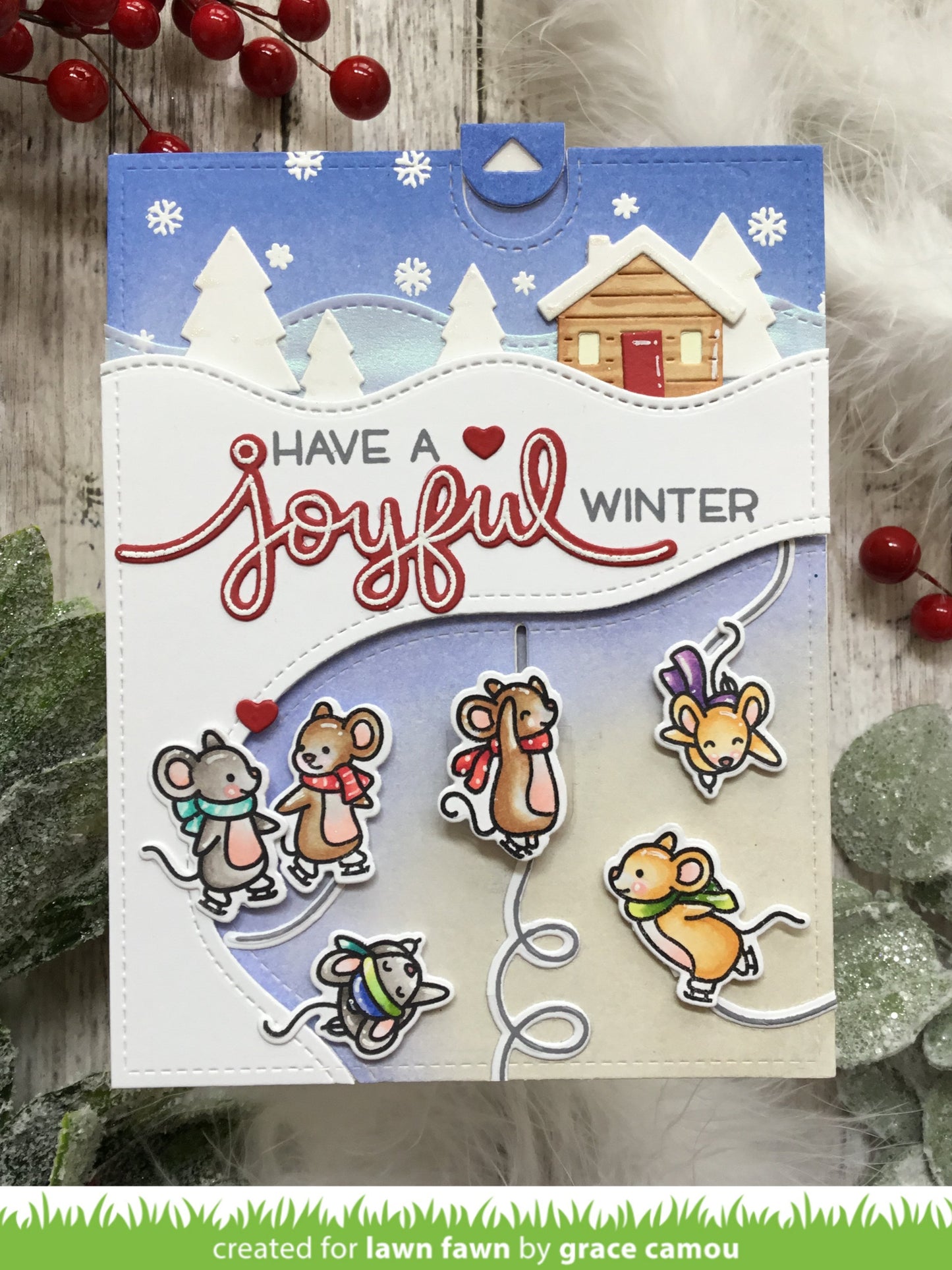 Lawn Fawn - Stitched Pond