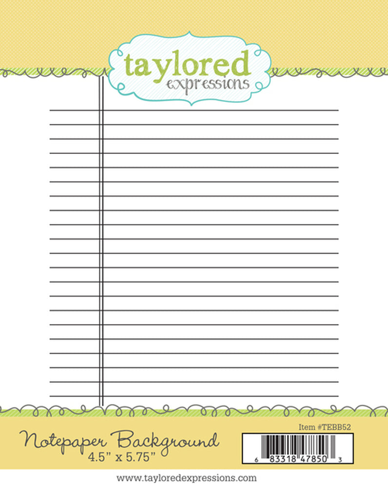 Taylored Expressions - Notepaper Background