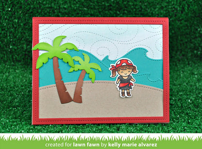Lawn Fawn - Stitched Windy Backdrop