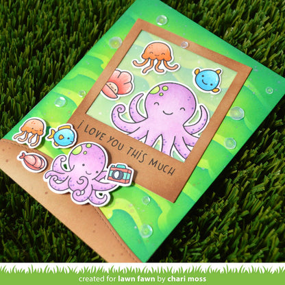 Lawn Fawn - Ocean Wave Stencils (3pcs)
