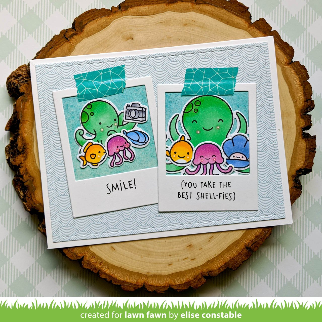 Lawn Fawn - Ocean Shell-Fie