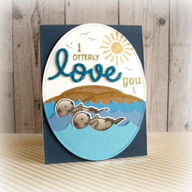 Lawn Fawn - Small Stitched Oval Stackables