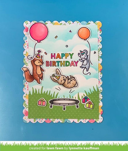 Lawn Fawn - Offset Sayings: Birthday
