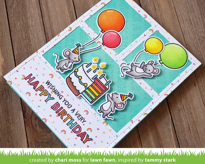 Lawn Fawn - Offset Sayings: Birthday