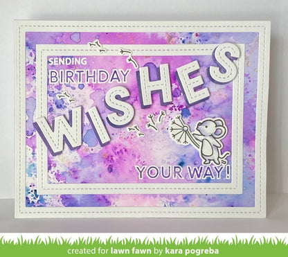 Lawn Fawn - Offset Sayings: Birthday