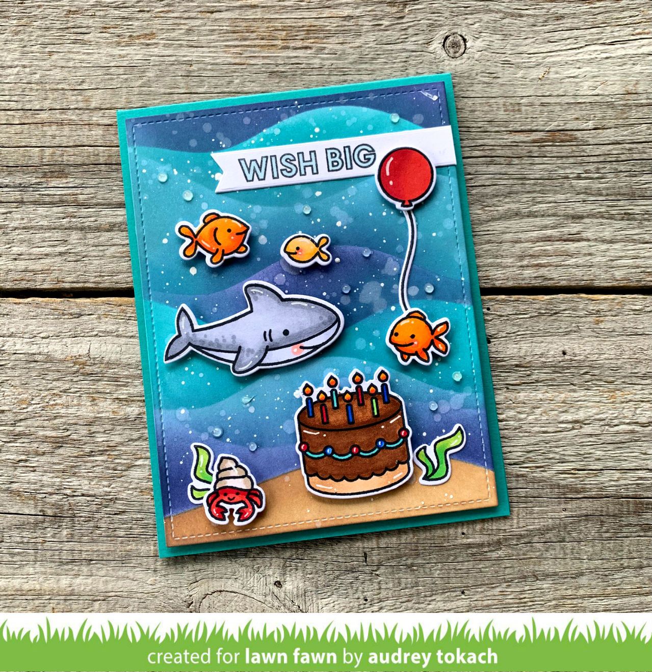 Lawn Fawn - Offset Sayings: Birthday
