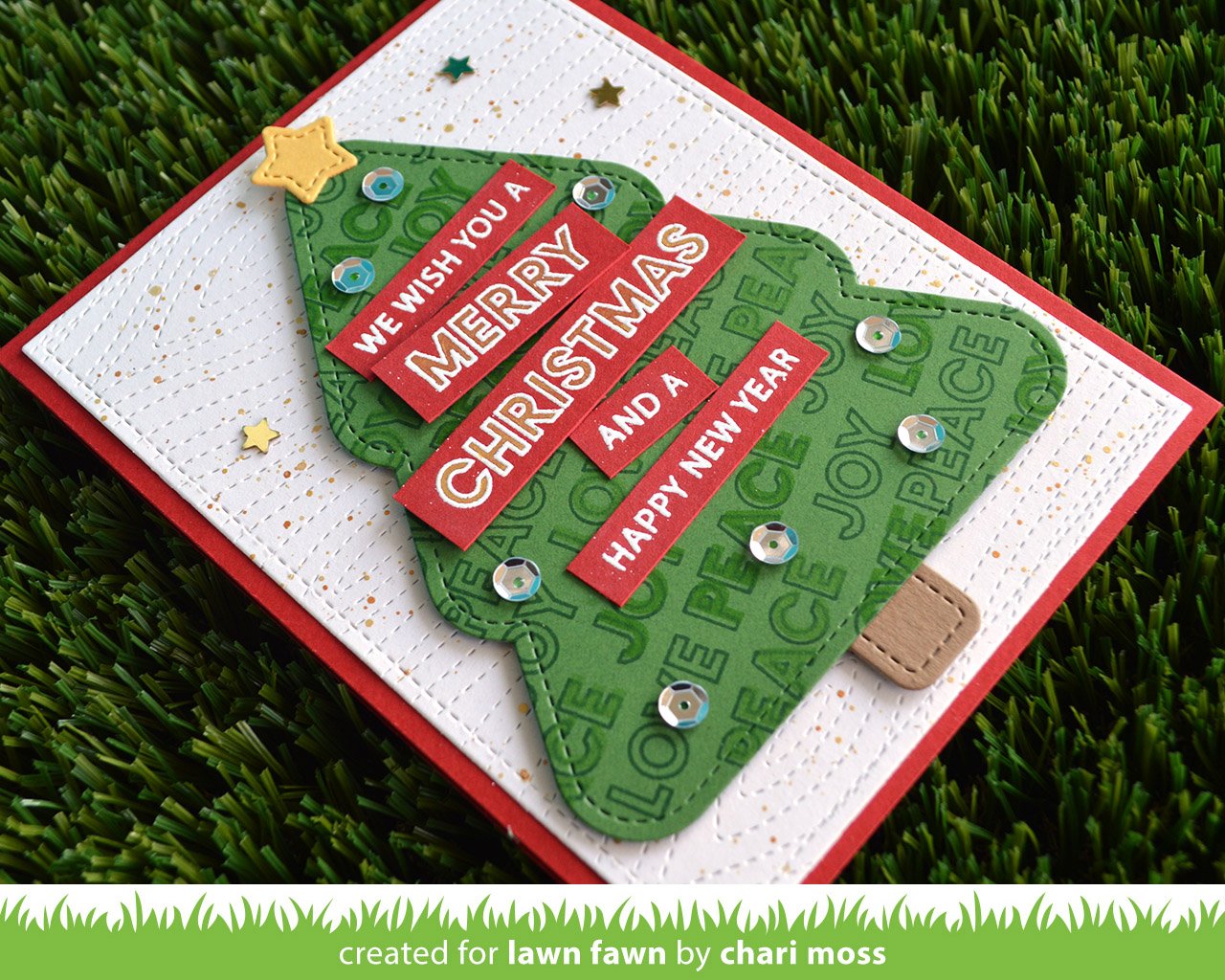 Lawn Fawn - Offset Sayings: Christmas