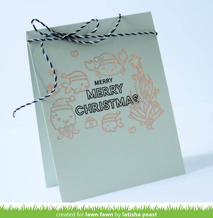 Lawn Fawn - Offset Sayings: Christmas