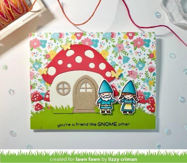 Lawn Fawn - Mushroom Border
