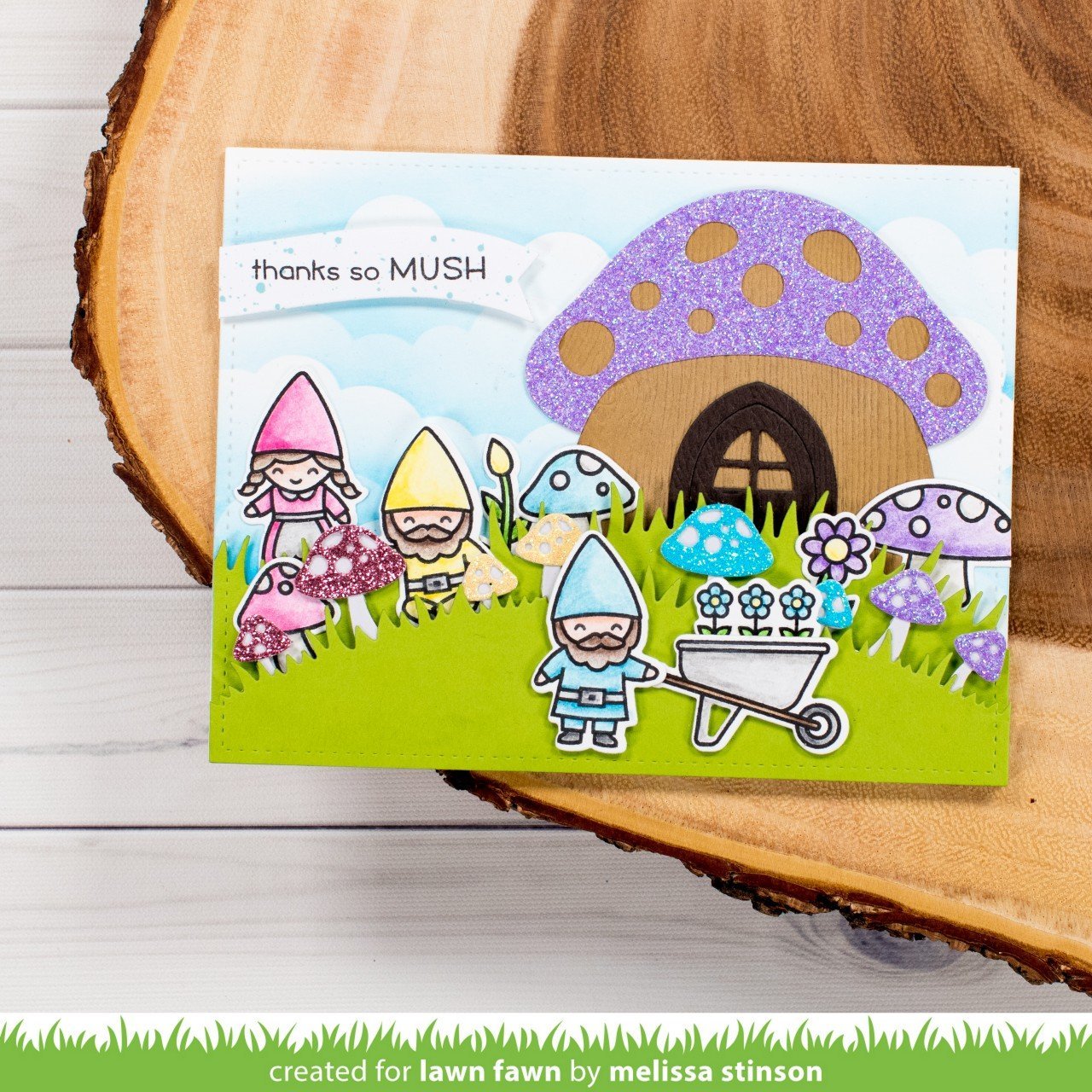 Lawn Fawn - Mushroom House