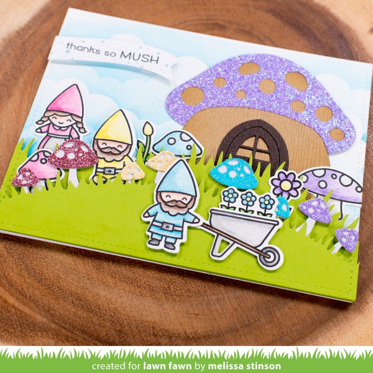 Lawn Fawn - Mushroom Border