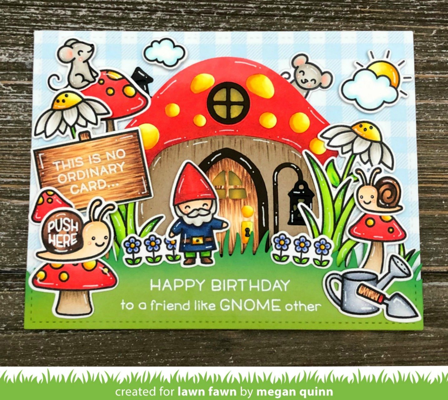 Lawn Fawn - Mushroom House
