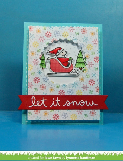 Lawn Fawn - Reverse Stitched Scalloped Circle Windows