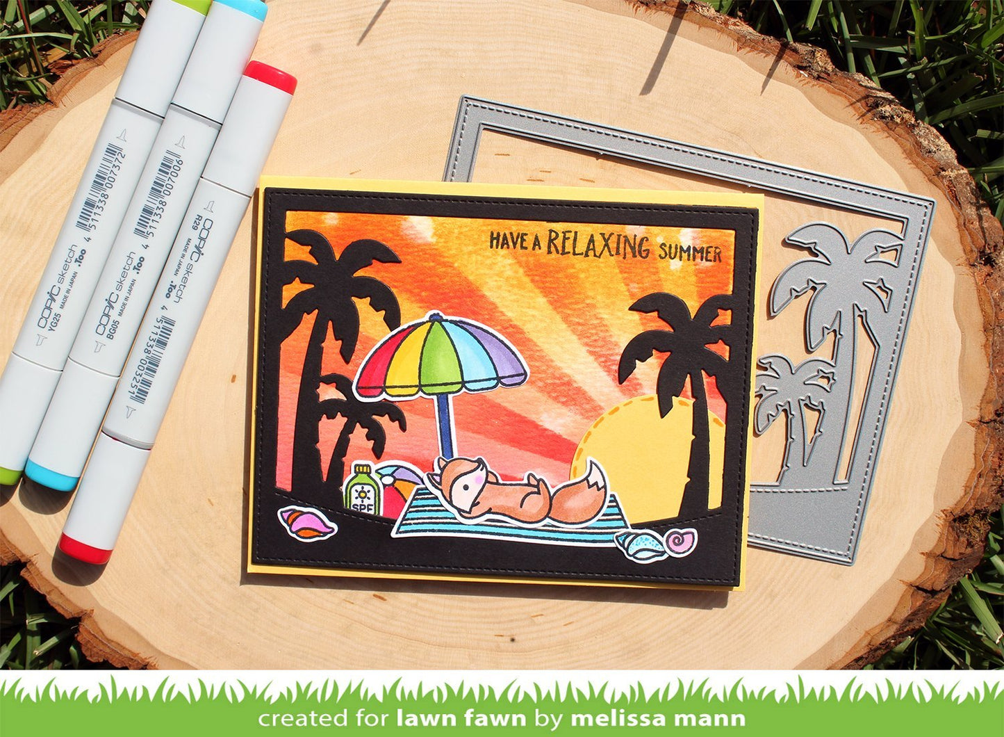 Lawn Fawn - Tropical Backdrop