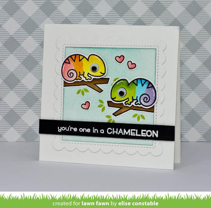Lawn Fawn - Stitched Scalloped Square Frames