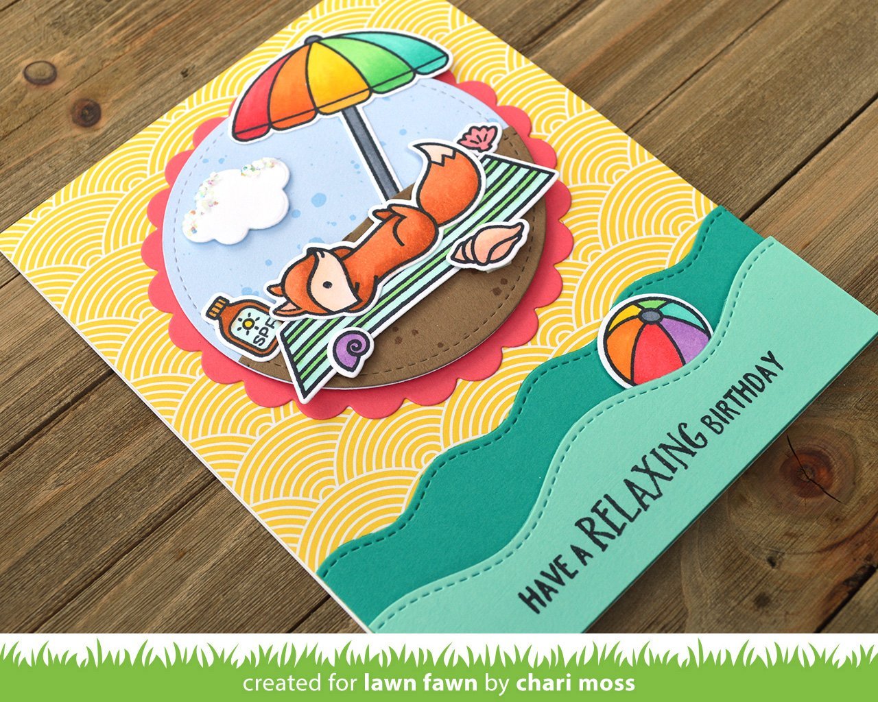 Lawn Fawn - Stitched Simple Wavy Borders