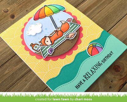 Lawn Fawn - Stitched Simple Wavy Borders
