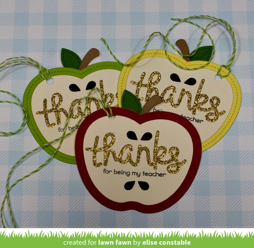 Lawn Fawn - Stitched Apple Frames
