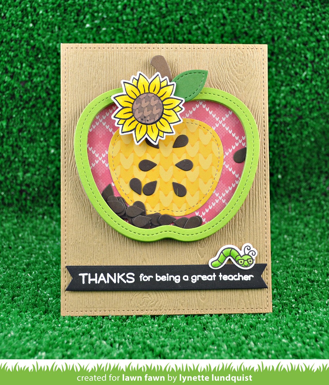 Lawn Fawn - Outside In Stitched Apple Stackables