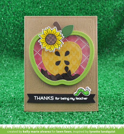 Lawn Fawn - Stitched Apple Frames