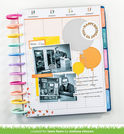 Lawn Fawn - Offset Sayings: Birthday