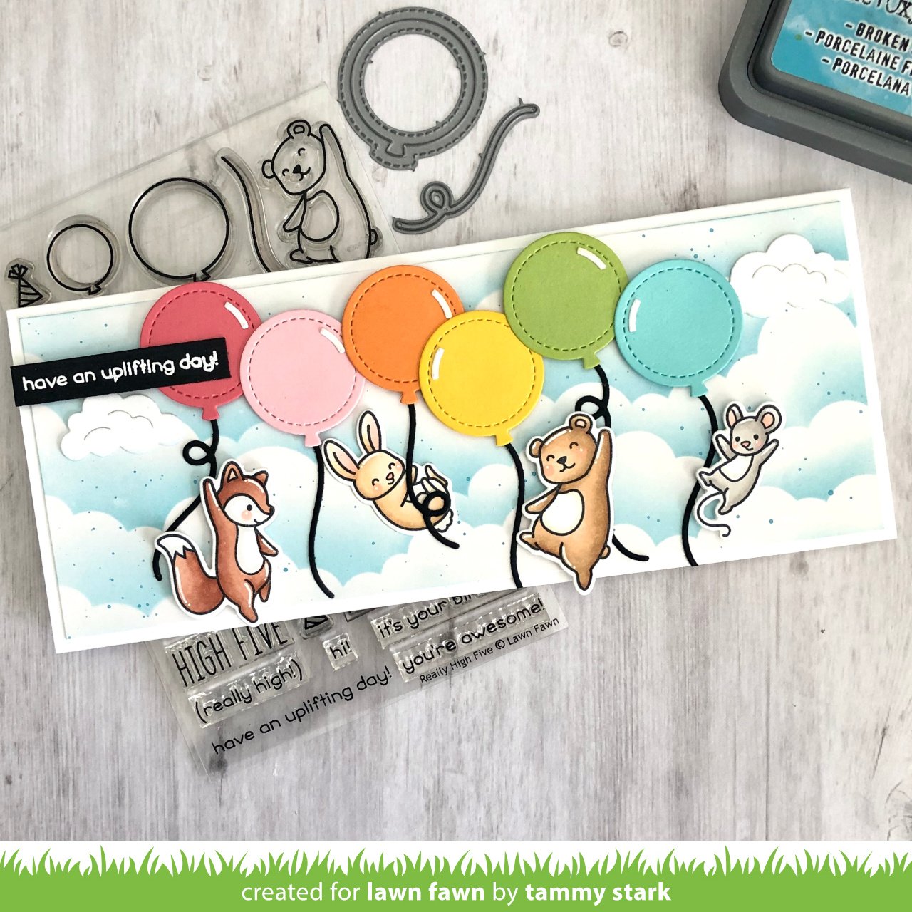 Lawn Fawn - Outside In Stitched Balloon Stackables