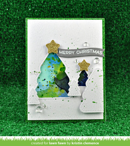 Lawn Fawn - Outside In Stitched Christmas Tree Stackables