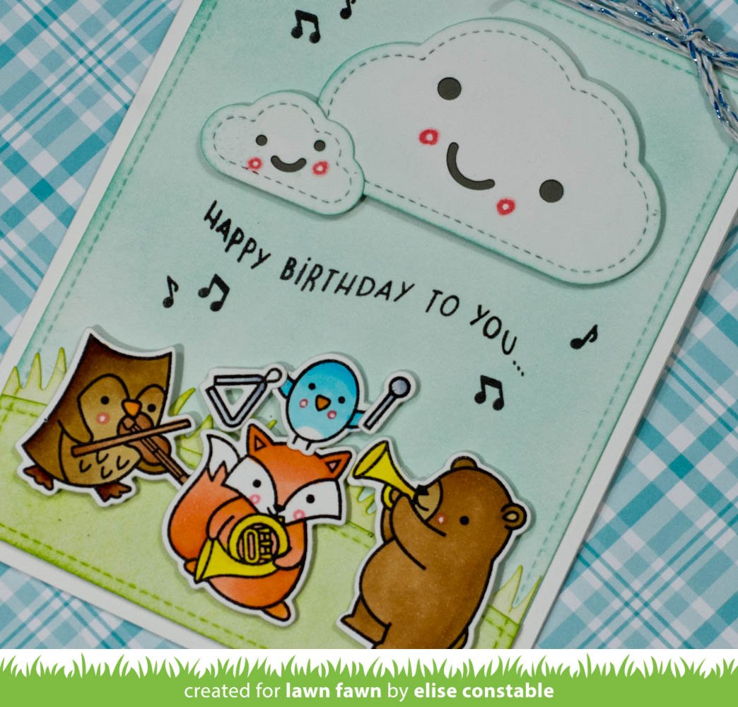 Lawn Fawn - Outside In Stitched Cloud Stackables