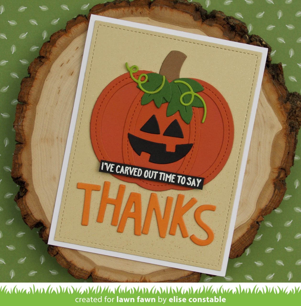 Lawn Fawn - Outside In Stitched Pumpkin