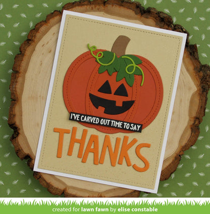 Lawn Fawn - Outside In Stitched Pumpkin