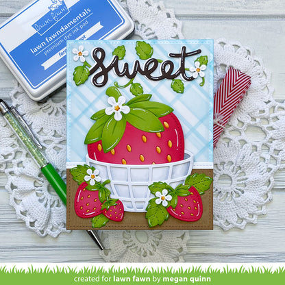 Lawn Fawn - Outside In Stitched Strawberry
