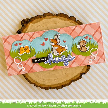 Lawn Fawn - Outside In Stitched Thought Bubble Stackables