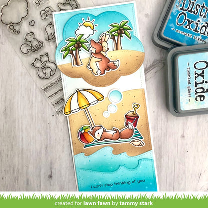 Lawn Fawn - Outside In Stitched Thought Bubble Stackables
