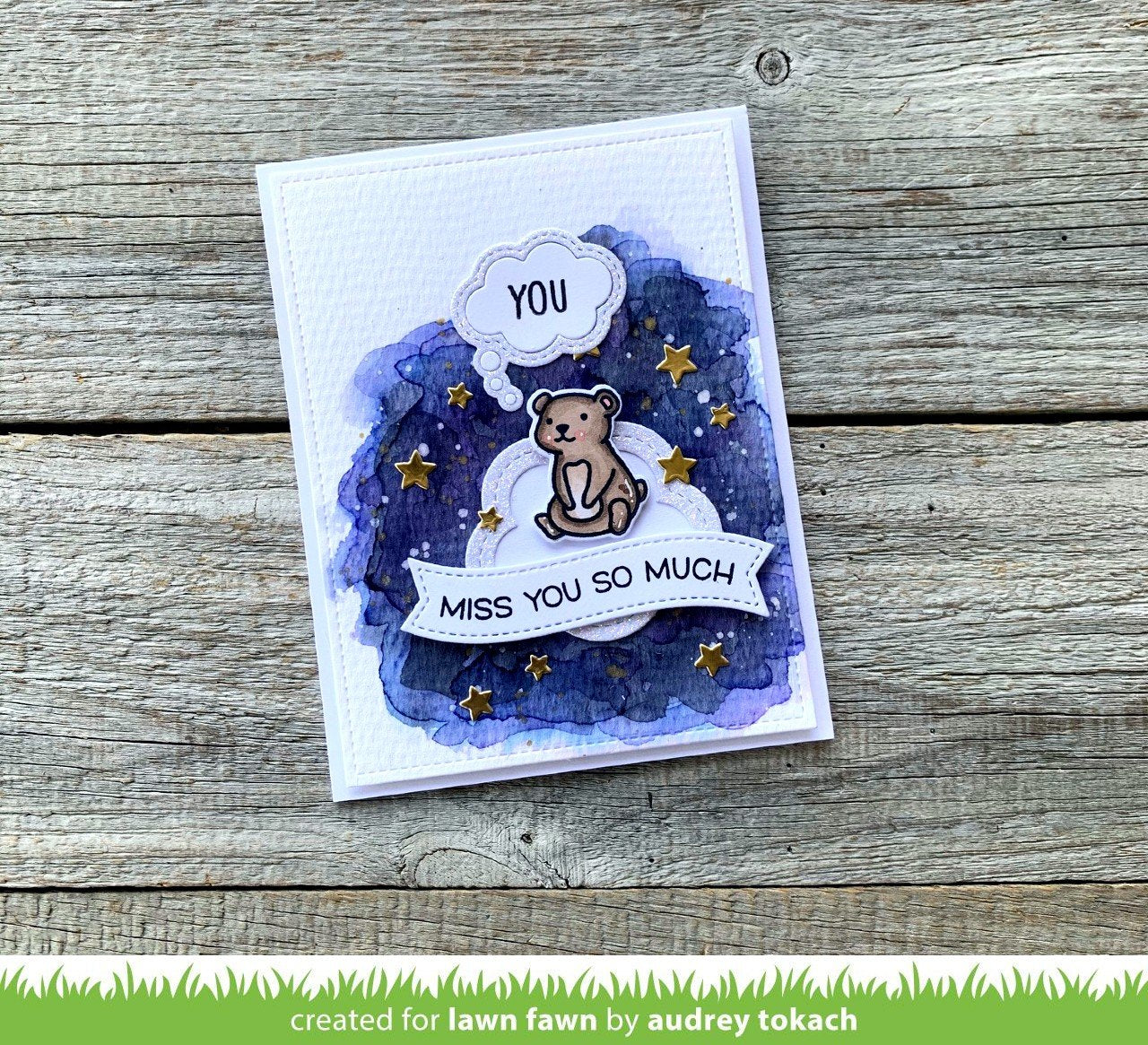 Lawn Fawn - Outside In Stitched Thought Bubble Stackables