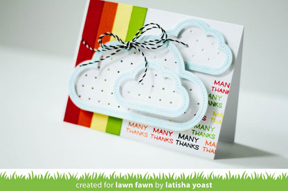 Lawn Fawn - Stitched Cloud Frames