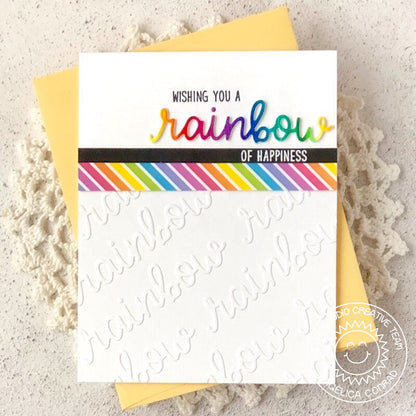 Sunny Studio - Rainbow Word Die