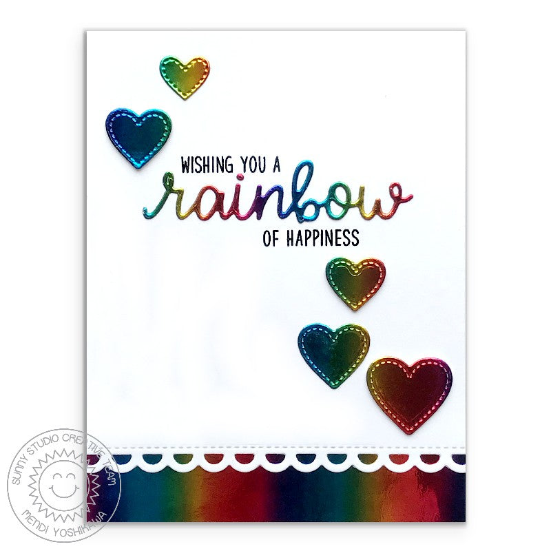 Sunny Studio - Rainbow Word Die