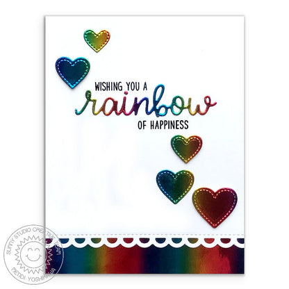 Sunny Studio - Rainbow Word Die