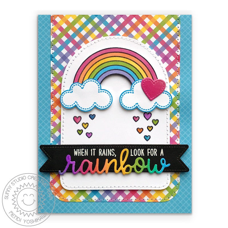 Sunny Studio - Rainbow Word Die