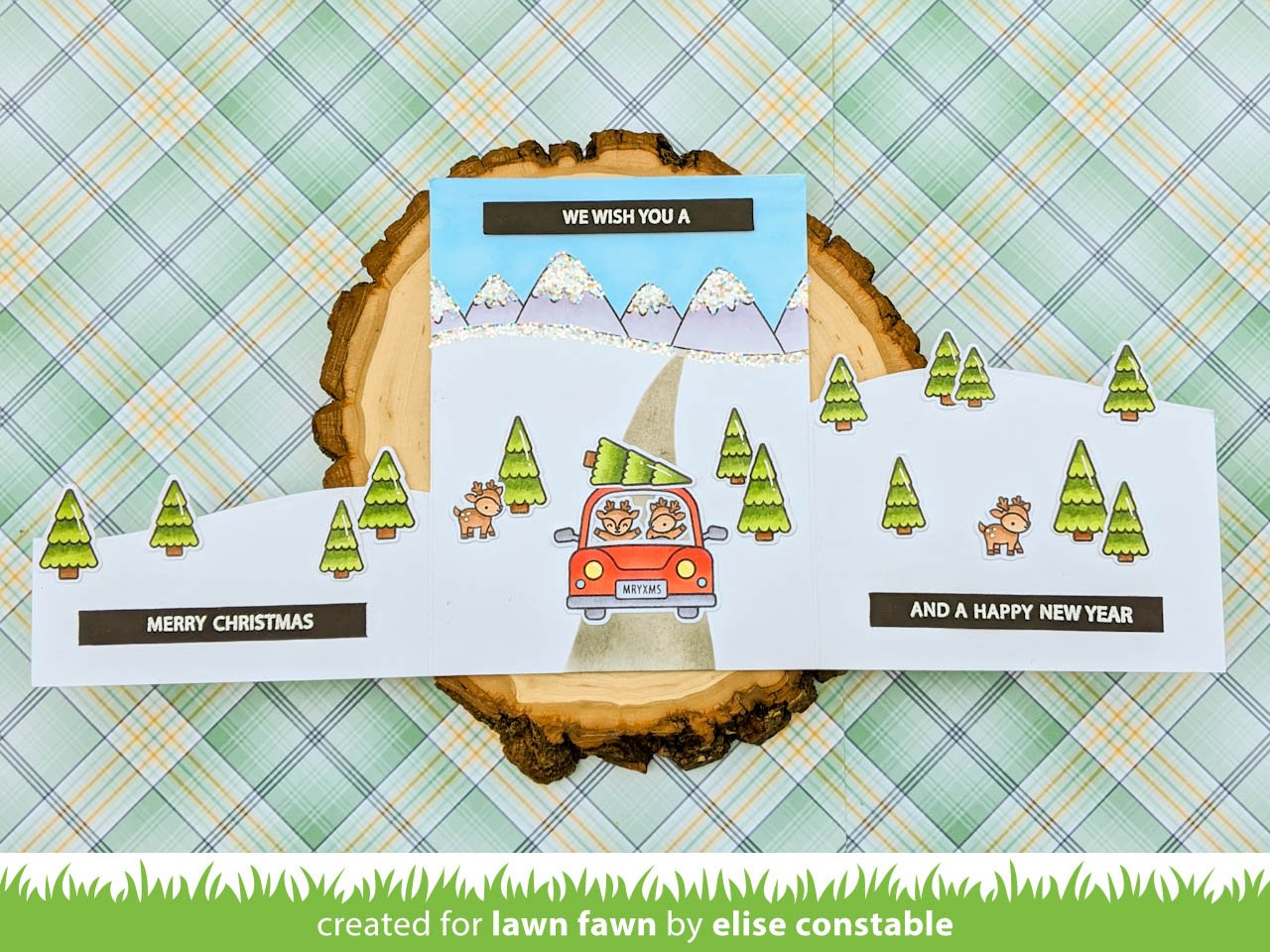 Lawn Fawn - Car Critters Christmas Add-On