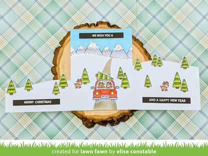 Lawn Fawn - Car Critters Christmas Add-On