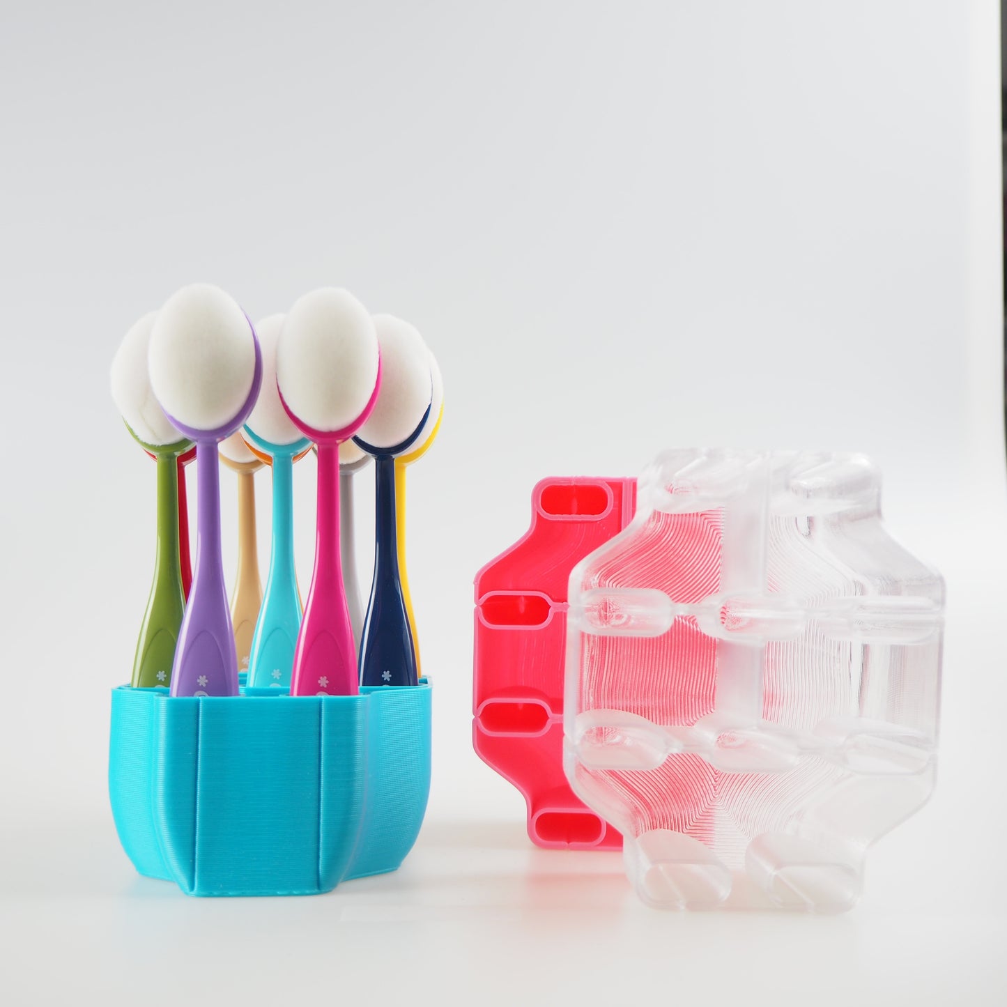 MakeItbyMarko - Brush Caddy Football - Transparent