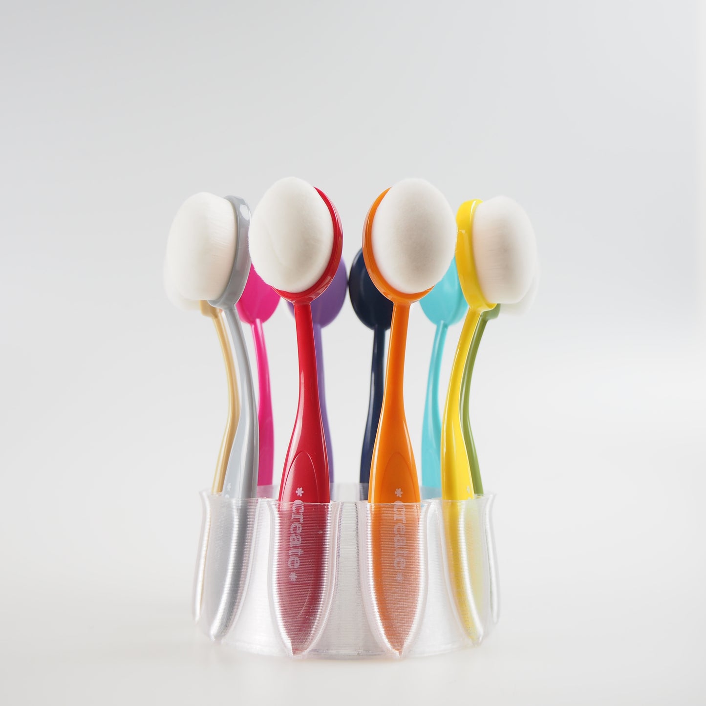 MakeItbyMarko - Ring-Toss Brush Caddy - Transparent
