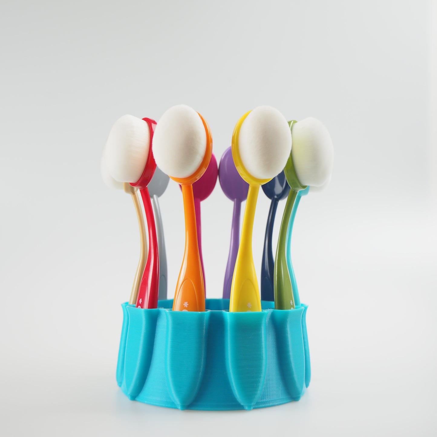 MakeItbyMarko - Ring-Toss Brush Caddy - Light Blue