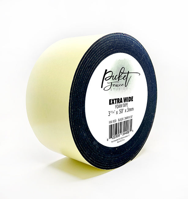 Picket Fence Studios - Extra Wide Foam Tape Roll Black (3mm)